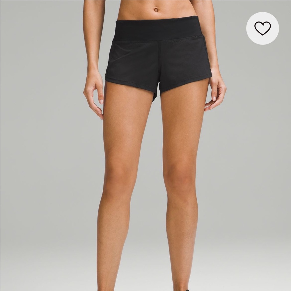 Lululemon Speed-Up Low-Rise Lined Shorts 2.5” Size 4